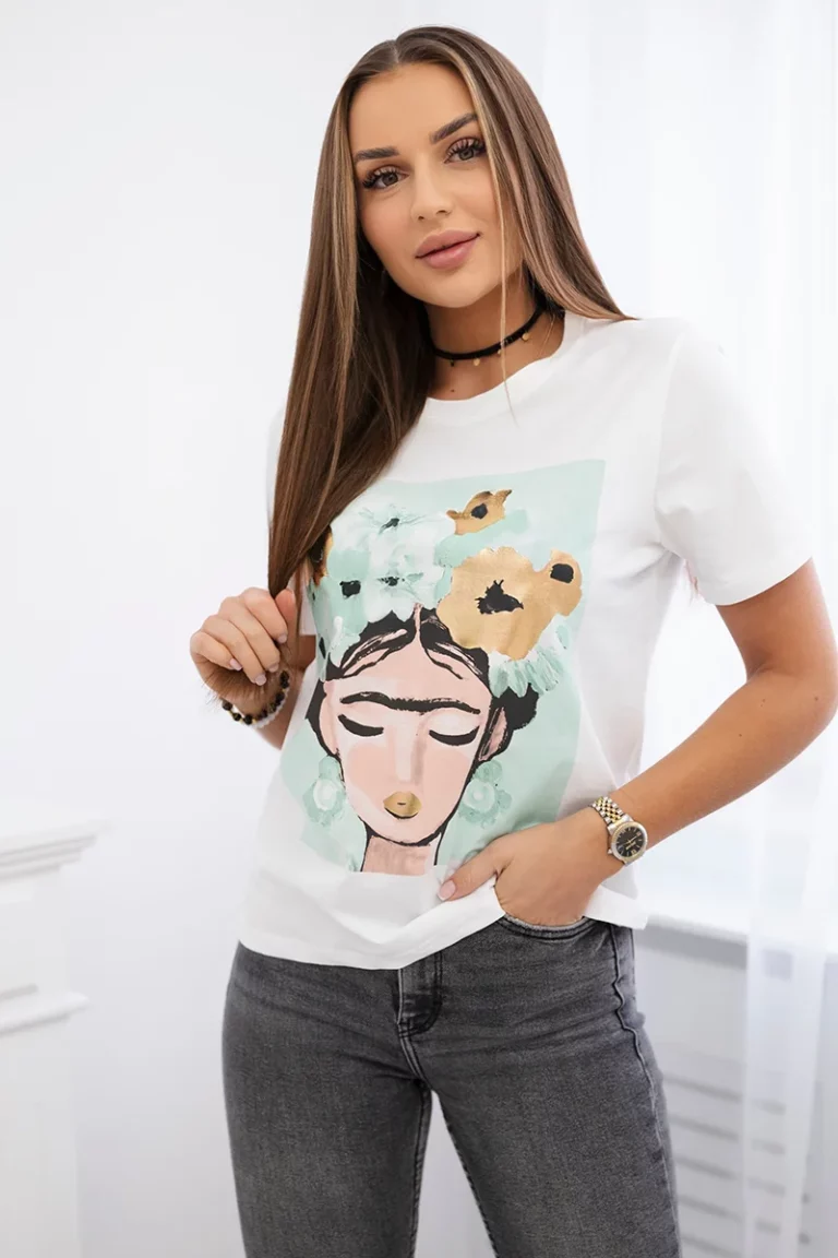 tričko frida mentolová